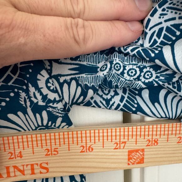 ❤️Denim 24/7 Tunic Blouse 3/4 tab Sleeves Button Down Women’s 22W Boho - Picture 9 of 10